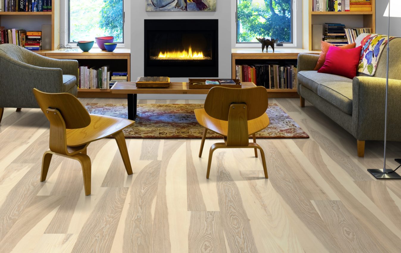 Паркетная доска Kahrs Люкс Ясень Прилив Flow 151N8AAKG4KW240 Lively 2420×187×15